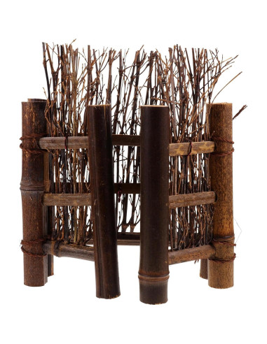 Cerca de Bambú Miniatura COHEALI 38x22.5cm Decoración Zen