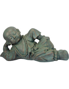 Estatua de Jardín Buda Bebé Serene en Reposo Design Toscano 61 cm 2