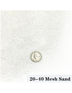 Arena de Acuario YISZM 0.91 kg Blanca para Acuascaping 2