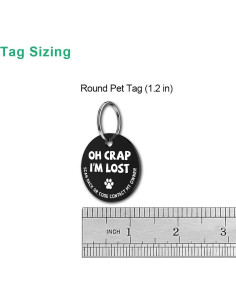 Etiqueta de Identificación para Perros MYLUCKYTAG QR Acero Inoxidable 2