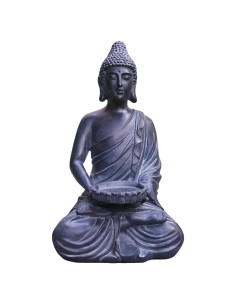 Estatua de Buda TIAAN 43 cm Soporte para Velas Decoración Zen
