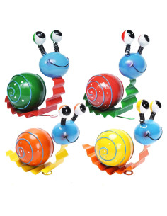 Set de 4 Ornamentos de Caracol de Metal Cruis Cuka - Jardín