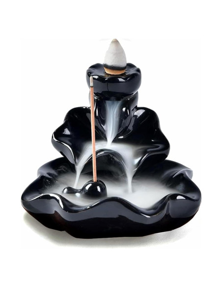 Quemador de Incienso de Cascada HYPOSFEE Cerámica 10 Conos