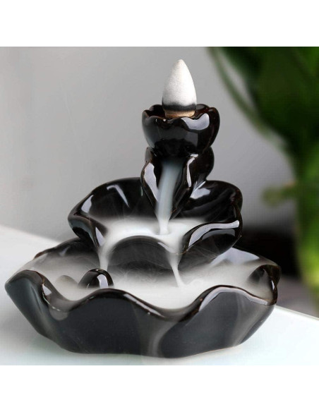 Quemador de Incienso de Cascada HYPOSFEE Cerámica 10 Conos