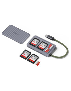 Lector de Tarjetas SD USB C UGREEN con Estuche para 4 Tarjetas