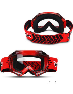 Gafas de Goggle para Motocicleta June Sports KG004 - Rojo 2