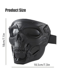 Gafas de Motocicleta Wokyo Anti Niebla con Máscara Facial 2