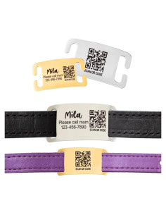 Placa de Identificación QR para Mascotas PAWNIMALS - Acero Inoxidable