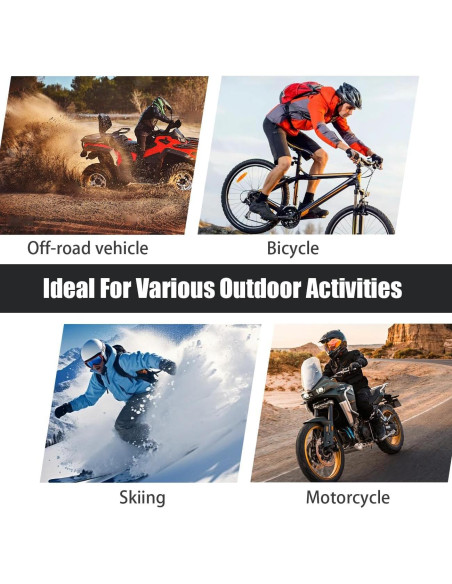 Gafas de Motocicleta Wokyo Anti Niebla con Máscara Facial