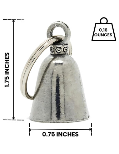 Campana Guardian de Animales - Campana de Motocicleta de Estaño Hecha en EE. UU.
