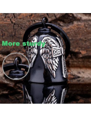 Campana de Motocicleta TEWAFOS Cruz Celta Acero Inoxidable