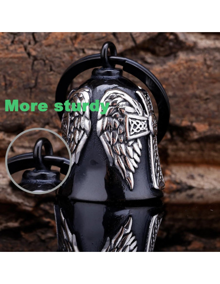 Campana de Motocicleta TEWAFOS Cruz Celta Acero Inoxidable