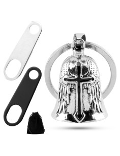 Campana de Motocicleta Trasylph Ángel Cruz - Amuleto de Suerte