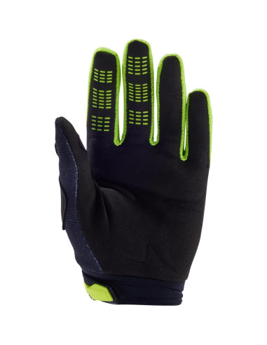 Guantes de Motocross Fox Racing 180 Flora para Mujeres, Negro/Amarillo, Pequeño