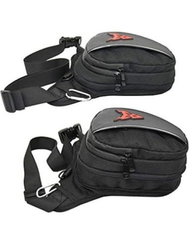 Bolsa de Pierna Oxford Hebetag Ajustable para Motocicleta