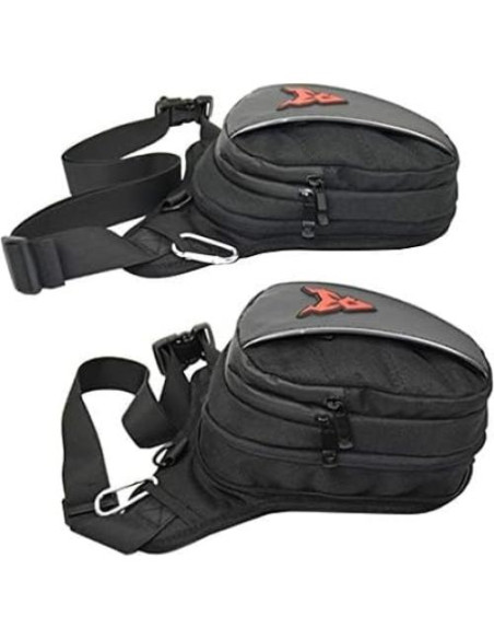 Bolsa de Pierna Oxford Hebetag Ajustable para Motocicleta