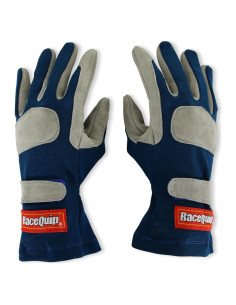 Guantes de Conducción RaceQuip 351 Series SFI 3.3/1 Azul Mediano