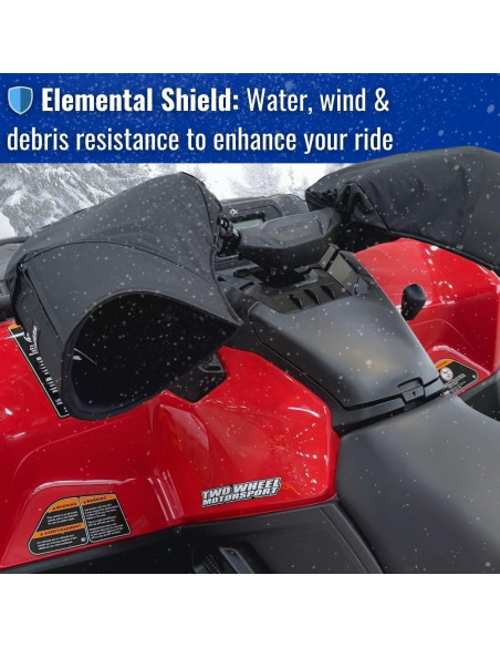 Manoplas Rígidas GEARS 200110-1 para Manillar ATV y Motocicleta