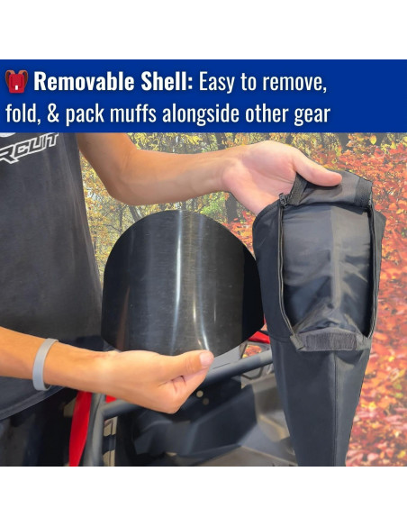 Manoplas Rígidas GEARS 200110-1 para Manillar ATV y Motocicleta