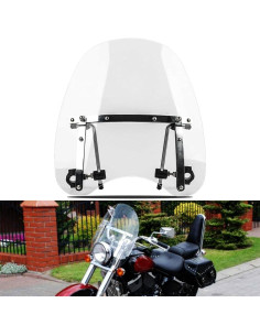 Parabrisas Ondulado DREAMIZER para Motocicleta 46x41cm 2