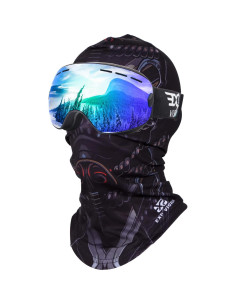 Máscara Balaclava A Prueba de Viento EXP VISION Negra 2
