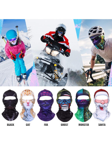 Máscara Balaclava A Prueba de Viento EXP VISION Negra