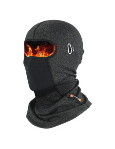 Pasamontañas Térmico Invierno Hombre Gris - A Prueba de Viento