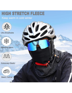 Pasamontañas Térmico Invierno Hombre Gris - A Prueba de Viento 2