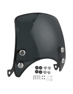 Deflector de Viento Tbest para Motocicleta 5-7in Negro