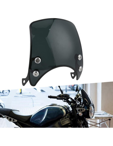 Deflector de Viento Tbest para Motocicleta 5-7in Negro