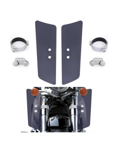 Deflectores de viento para horquilla delantera Kiawnia Humo