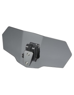 Parabrisas Motocicleta Motoforti 28cm Ajustable Universal Gris