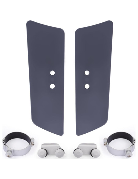 Deflectores de viento para horquilla delantera Kiawnia Humo