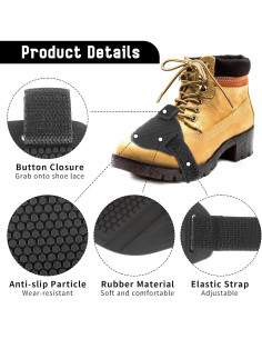 4 Almohadillas de Cambio de Motocicleta Goma Ajustables Negro 2