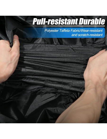 Cubierta de motocicleta impermeable uxcell XXL negra púrpura