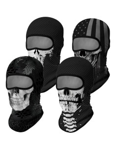 4PCS Máscara Balaclava Unisex de Poliéster para Deportes 2