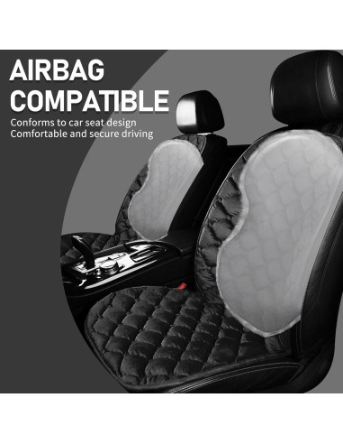 Cojín de Asiento Universal Fioqe Negro para Conductor/Pasajero