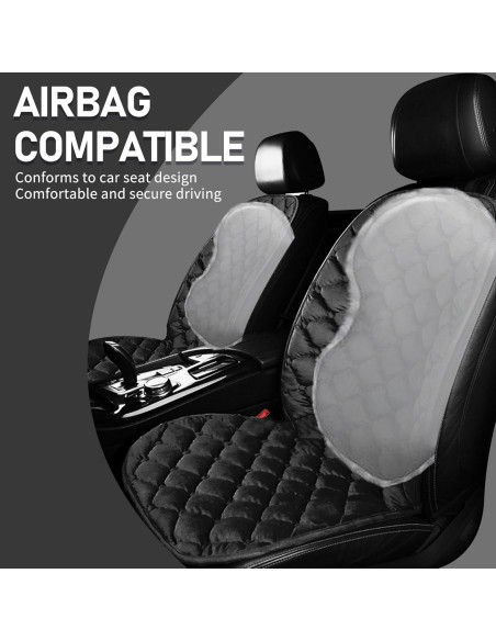 Cojín de Asiento Universal Fioqe Negro para Conductor/Pasajero