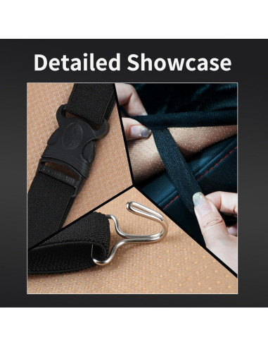 Cojín de Asiento Universal Fioqe Negro para Conductor/Pasajero