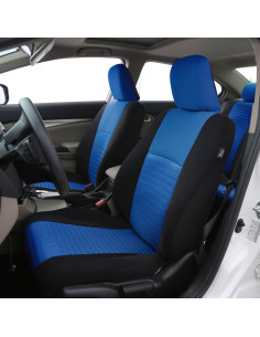 Funda de Asiento de Coche FH Group Azul/Negro, Ajuste Universal 2