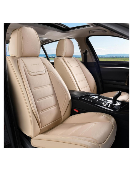 Cubiertas de Asientos Frontales Coverado SCU045 Beige Universales