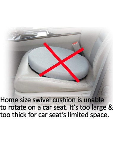 Cojín de Asiento Giratorio ObboMed SS-2730 33x5cm Antideslizante