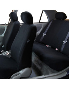 Funda de Asiento de Coche TLH Negra Universal 8 Asientos 2