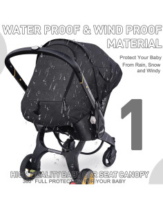 Cubierta de Asiento de Coche para Bebés Doona Impermeable 2