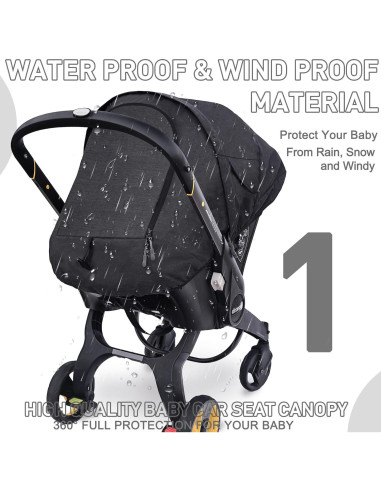 Cubierta de Asiento de Coche para Bebés Doona Impermeable