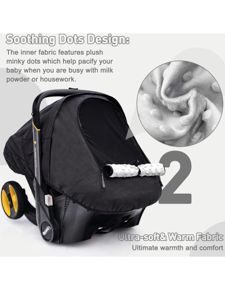 Cubierta de Asiento de Coche para Bebés Doona Impermeable