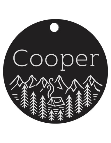 Placa de Identificación Personalizada para Perros - Acero Inoxidable