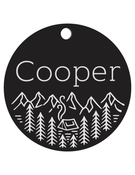 Placa de Identificación Personalizada para Perros - Acero Inoxidable