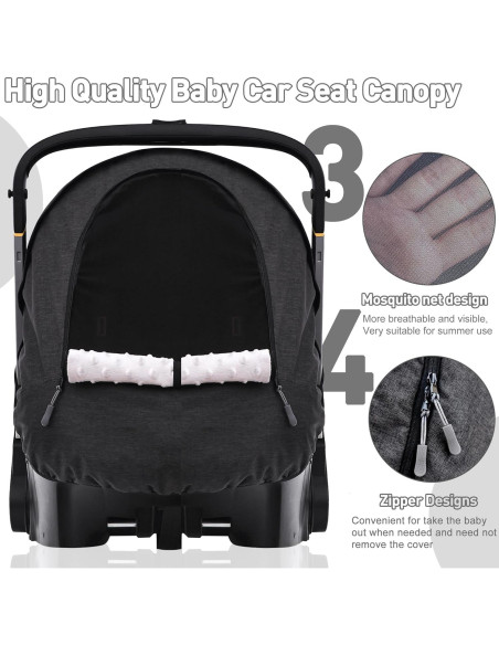 Cubierta de Asiento de Coche para Bebés Doona Impermeable