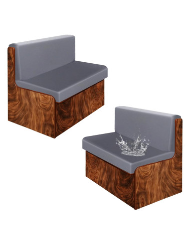 Fundas de Cojín para Sofá de RV BIETYONE - 2 Fundas Grises